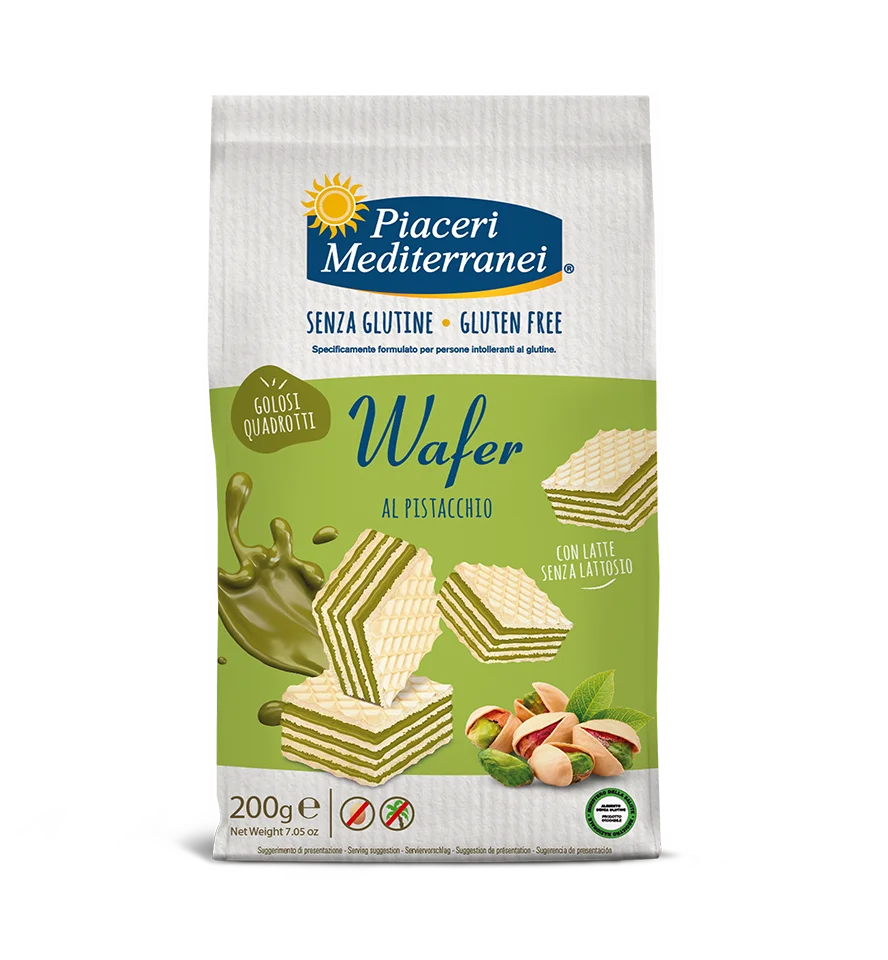 Piaceri Mediterranei Wafer Pistacchio 200 g-1