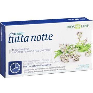 Bios Line Vita Calm Tutta Notte Melatonina 30 Compresse-1