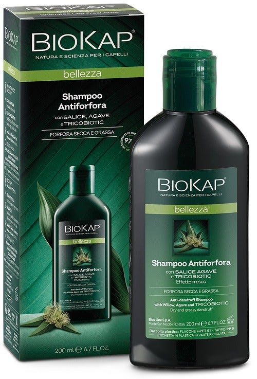 Biokap Bellezza Shampoo Antiforfora Con Tricobiotic 200ml-1