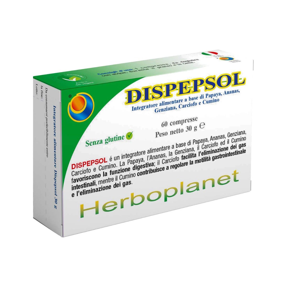 Herboplanet Dispepsol 60 Compresse-1