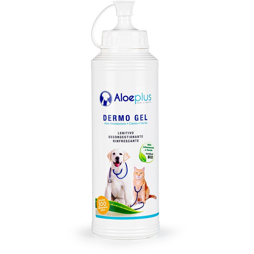 Aloeplus Gel Dermatologico Lenitivo/Decongestionante Cani/Gatti 200ml-1