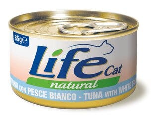 Life Pet Care Cibo Umido Tonno E Pesce Bianco Per Gatti Adulti 85g-1