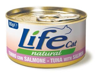 Life Pet Care Cibo Umido Tonno E Salmone Per Gatti Adulti 85g-1