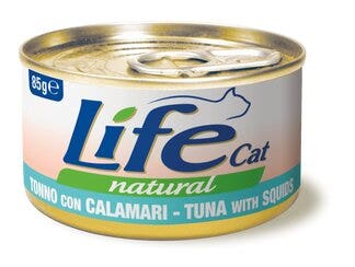 Life Pet Care Cibo Umido Tonno E Calamari Per Gatti Adulti 85g-1