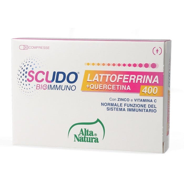 Scudo Lattoferrina + Quercetina 400 30 Compresse-2