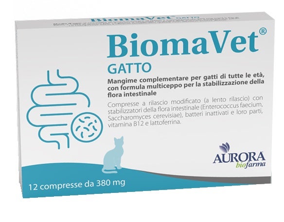Biomavet Mangime Complementare Per Gatti 300mg 12 Compresse-1
