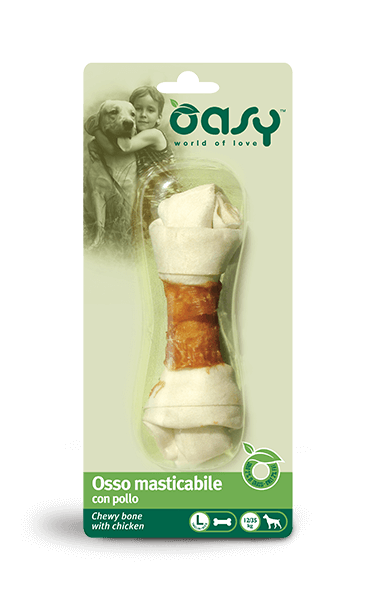 Oasy Snack per Cani Osso Masticabile con Pollo Taglia L 67g-1