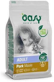 Oasy Dry Lifestage Crocchette con Maiale Per Gatti Sacco 300g-1