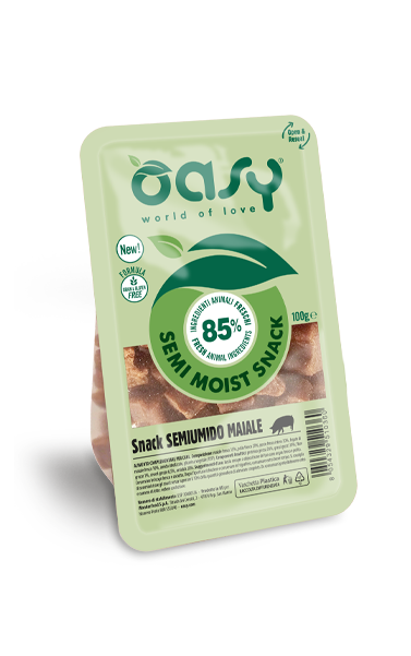 Oasy Snack per Cani Semiumido Maiale 100g-1