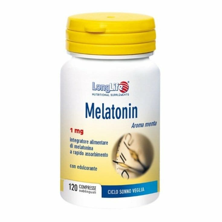 Longlife Melatonin 1mg Aroma Menta 120 Tavolette-1