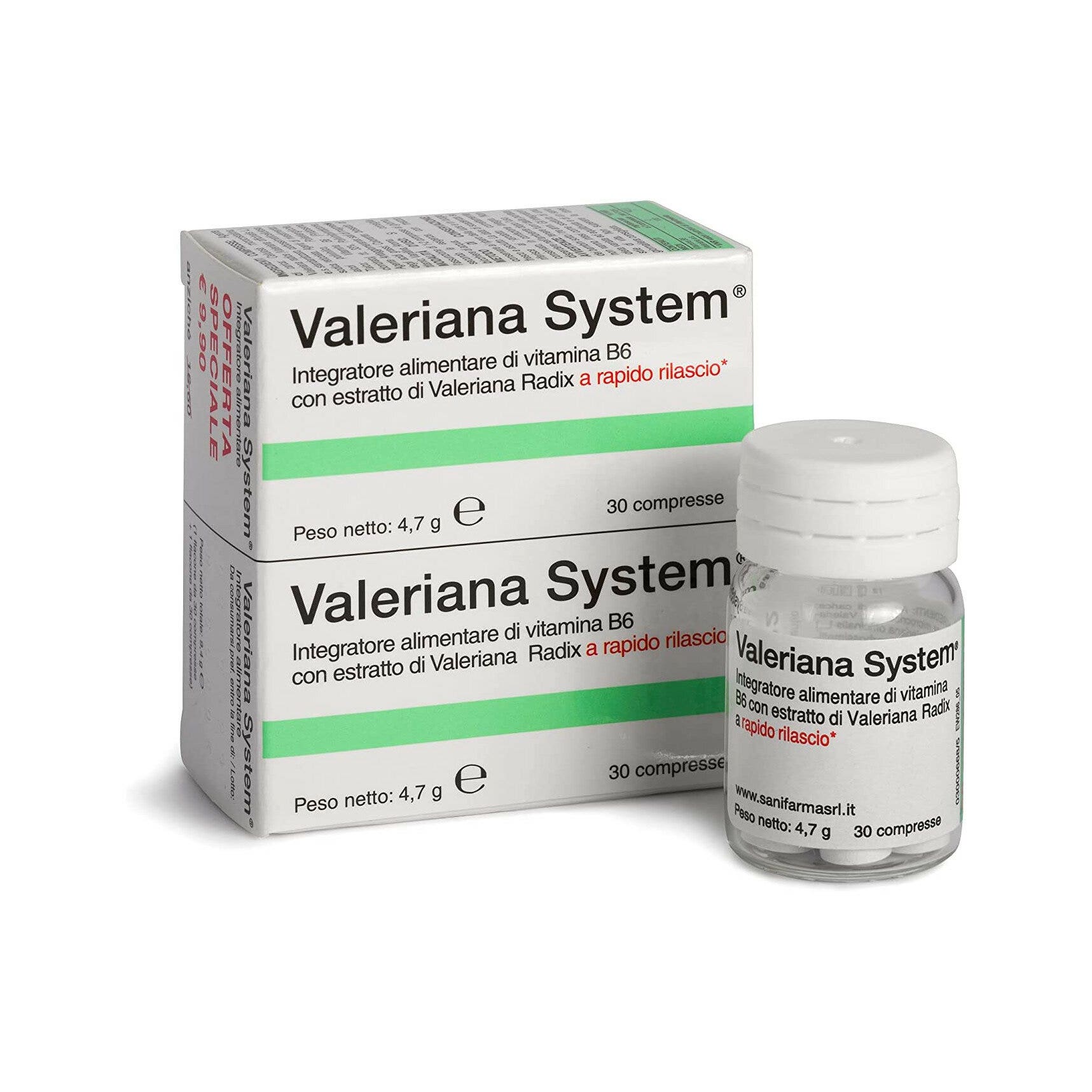 Valeriana System 30 Compresse + 30 Compresse-2