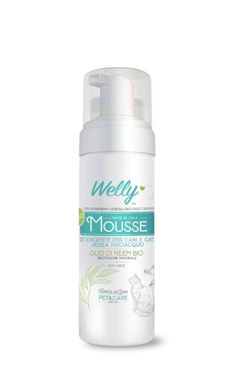 Welly Mousse Detergente Olio Di Neem Per Cane E Gatto 150ml-2