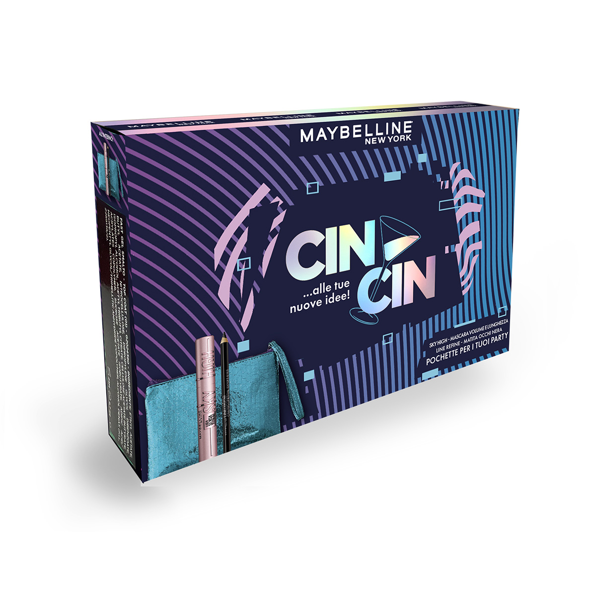 Maybelline New York Coffret Occhi Sky High + Line Refine Nera-1