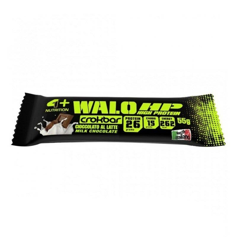 4+ Nutrition Walo Crockbar Barretta Proteica Cioccolato Bianco 50g-1