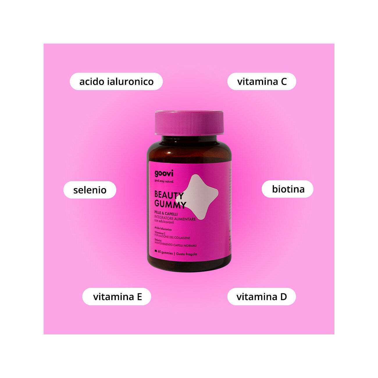 Goovi Beauty Gummy Pelle E Capelli 60 Gummies-3