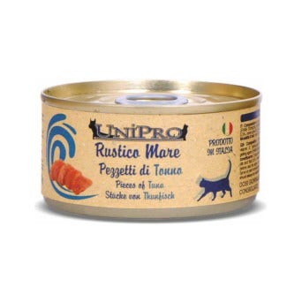 Unipro Rustico Mare Cibo Umido Tonno Per Gatti Adulti Barattolo 85g-2