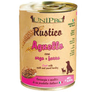 Unipro Rustico Cibo Umido Agnello Orzo E Farro Per Cani Barattolo 400g-1