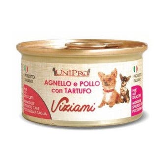 Unipro Viziami Cibo Umido Agnello Pollo E Tartufo Per Cani Taglia Piccolissima Barattolo 85g-1