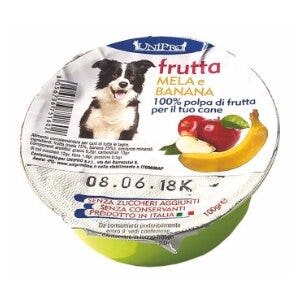 Unipro Frutta Mela/Banana Alimento Complementare Per Cani 100g-2