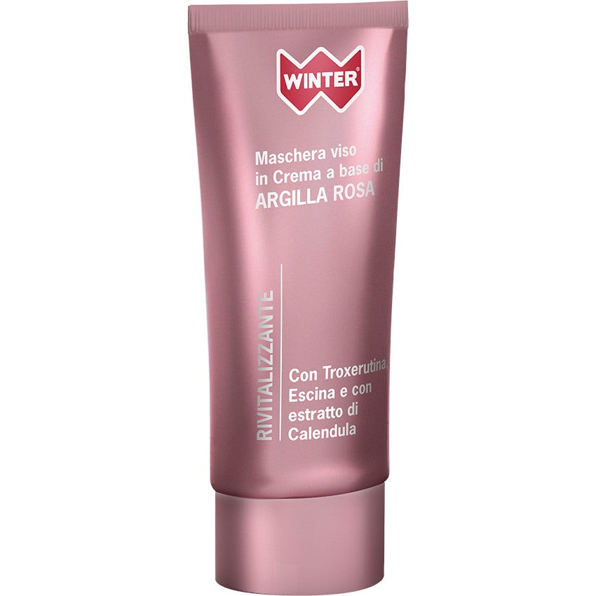 Winter Maschera Viso In Crema Rivitalizzante Argilla Rosa 50ml-3