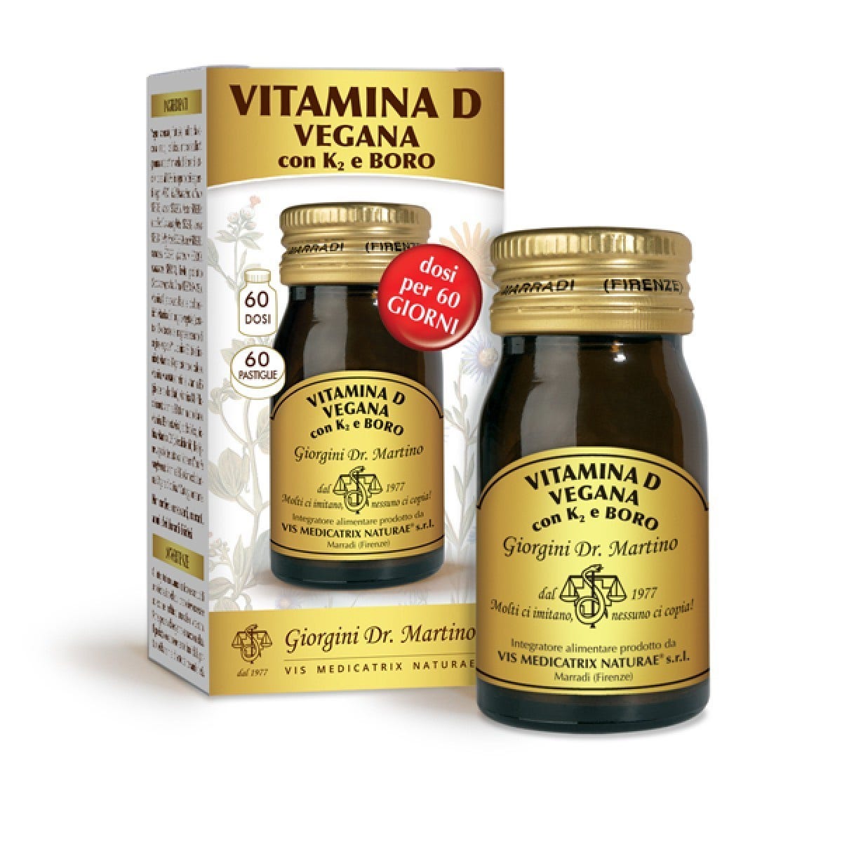 Dr. Giorgini Vitamina D Vegana 60 Pastiglie -1