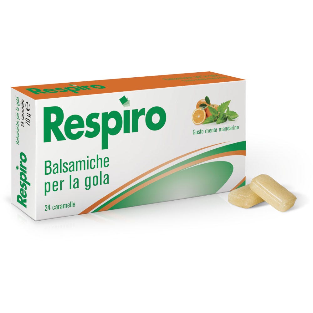 Pumilene Respiro Caramelle Per La Gola Menta/Mandarino 70g-1