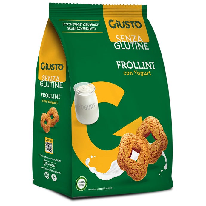 Giusto Senza Glutine Frollini Con Yogurt 250g-1