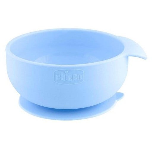 Chicco Ciotola Silicone Blu 1 Pezzo  - 1