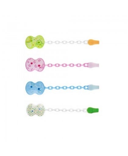 Chicco Clip Con Catenella Colori Assortiti - 1