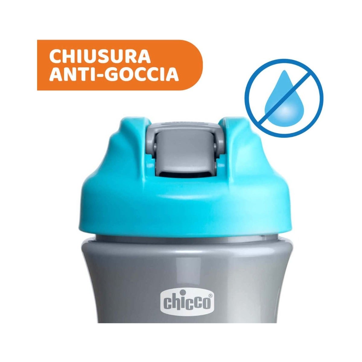 Chicco Tazza Pop Up Azzurra 2Anni+-1
