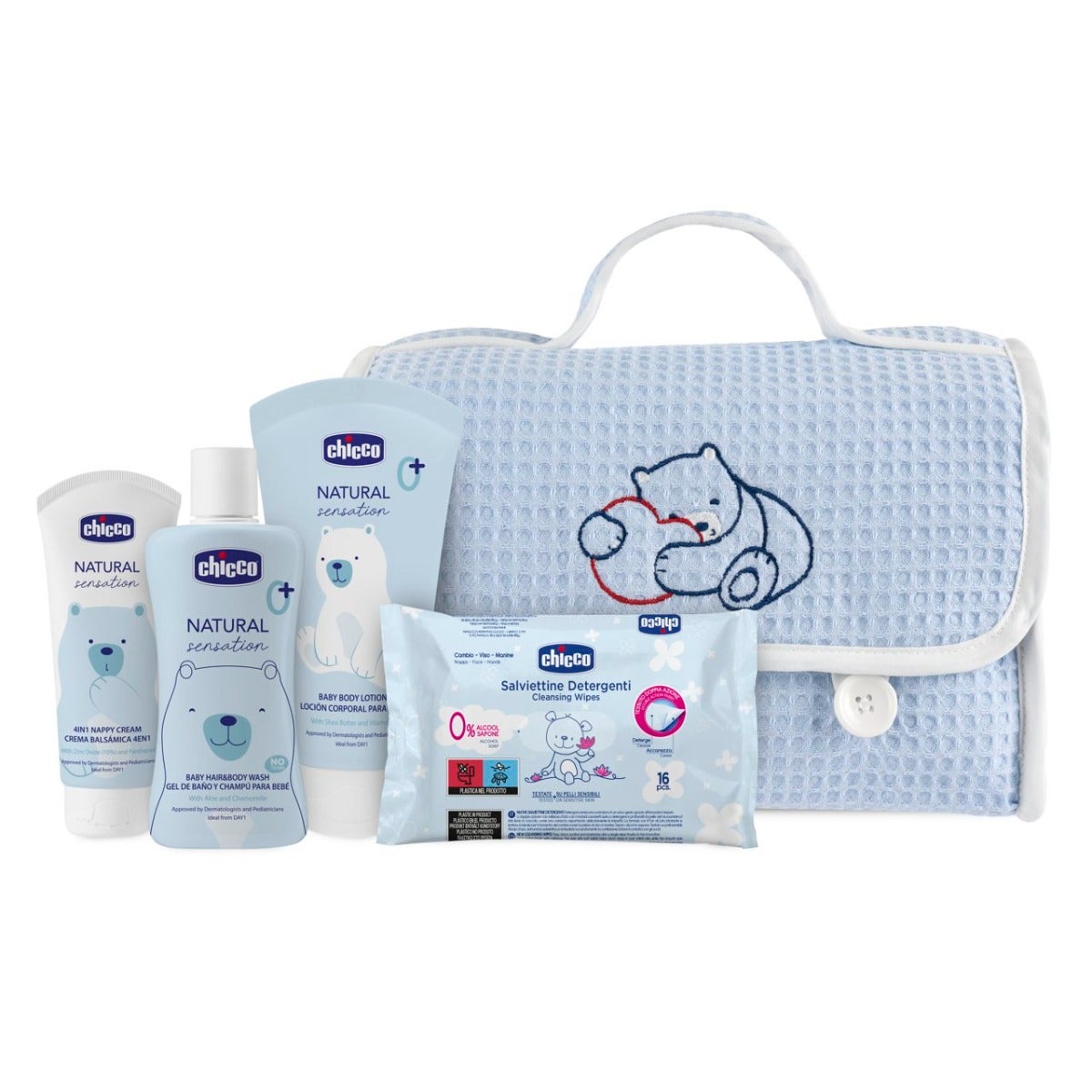 Chicco Natural Sensation Beauty Detergente Corpo&Capelli + Crema Corpo + Pasta Lenitiva + Salviette-7