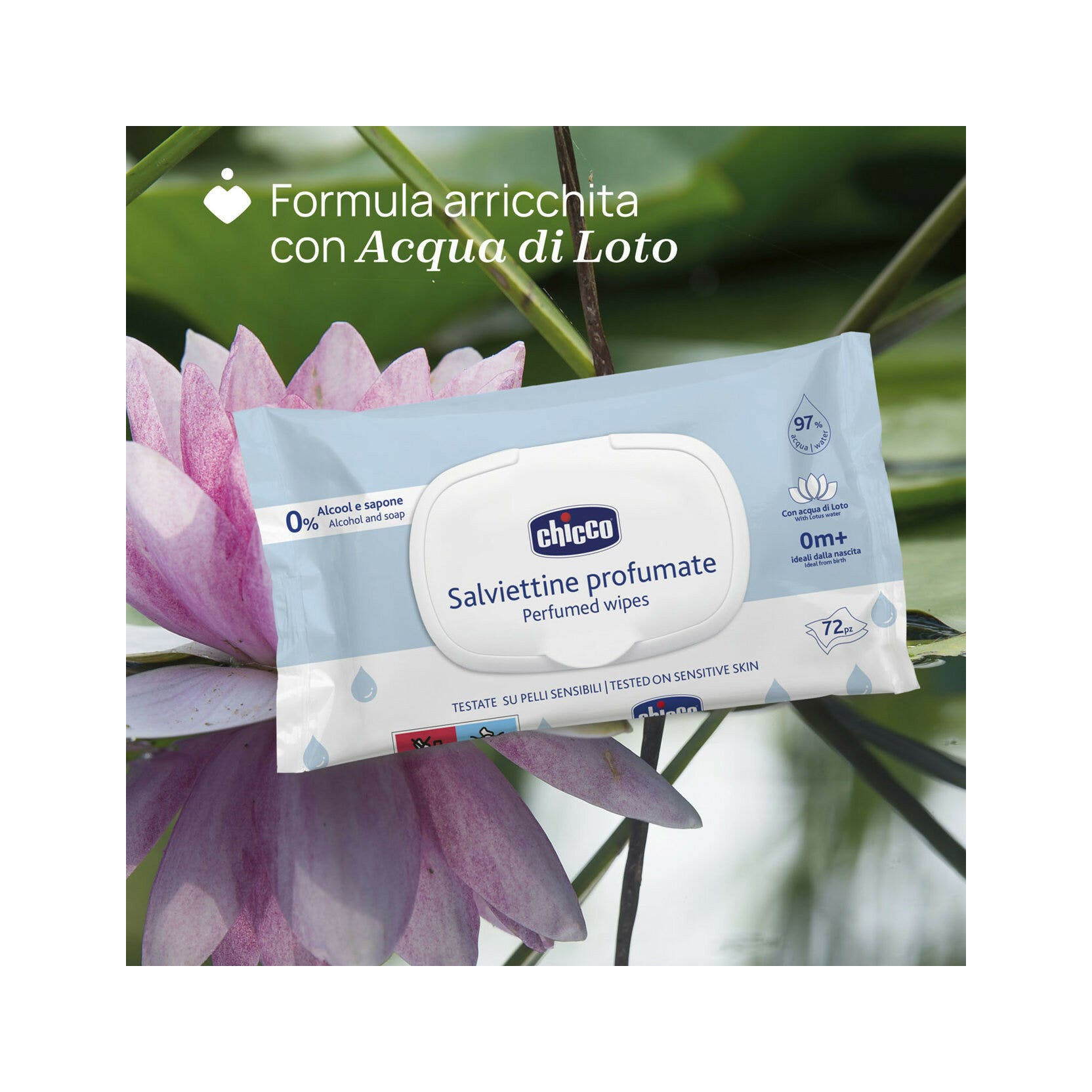 Chicco Salviettine Profumate 72 Pezzi-2