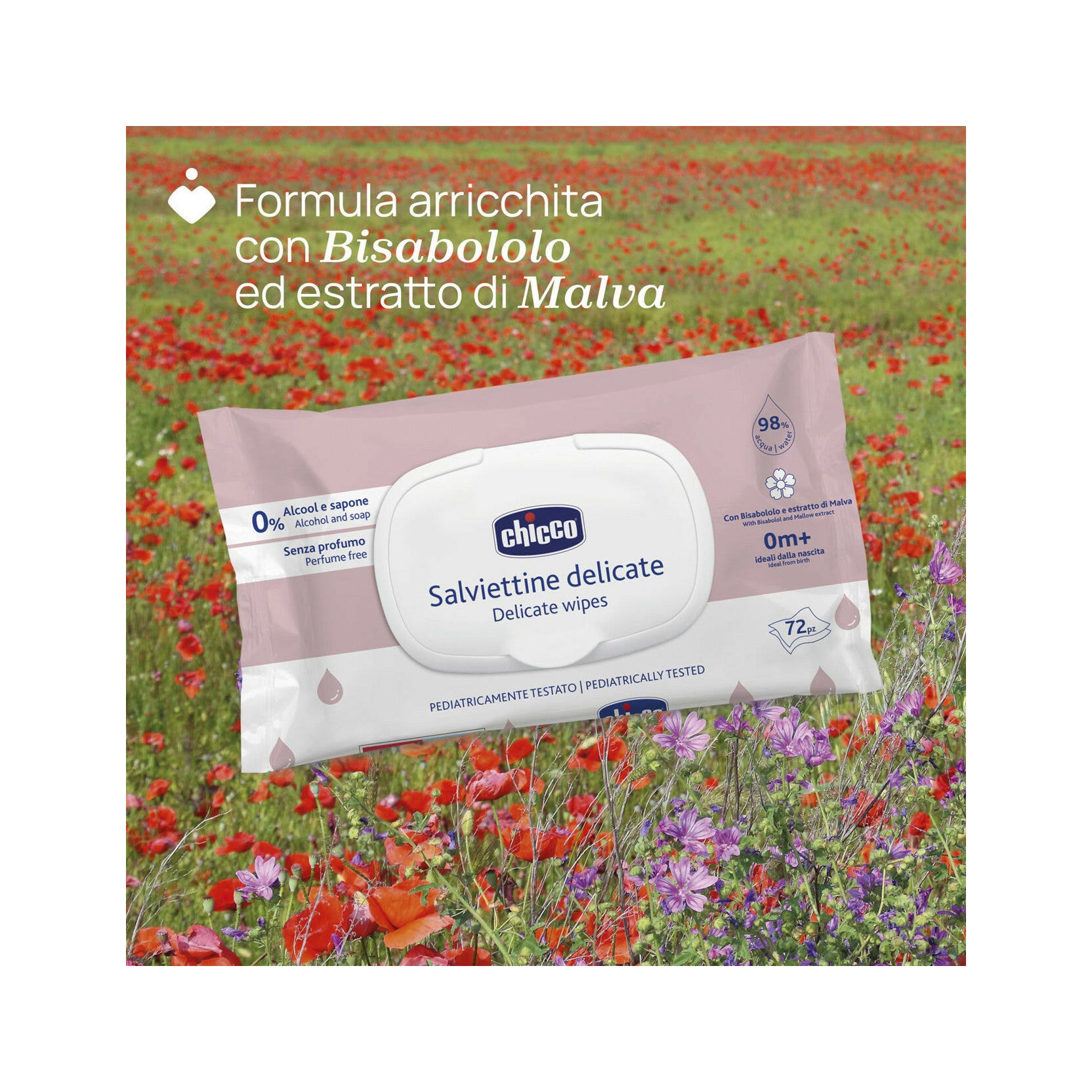 Chicco Salviettine Delicate 72 Pezzi-4