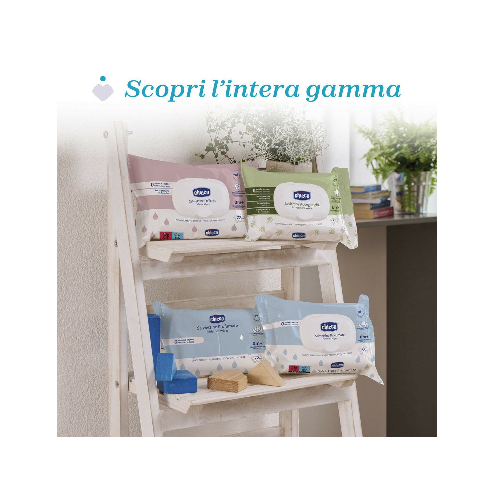 Chicco Salviettine Delicate 72 Pezzi-5