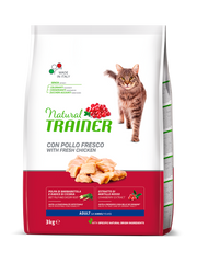 Natural Trainer Crocchette Al Pollo Per Gatti Adulti Sacco 3kg-2