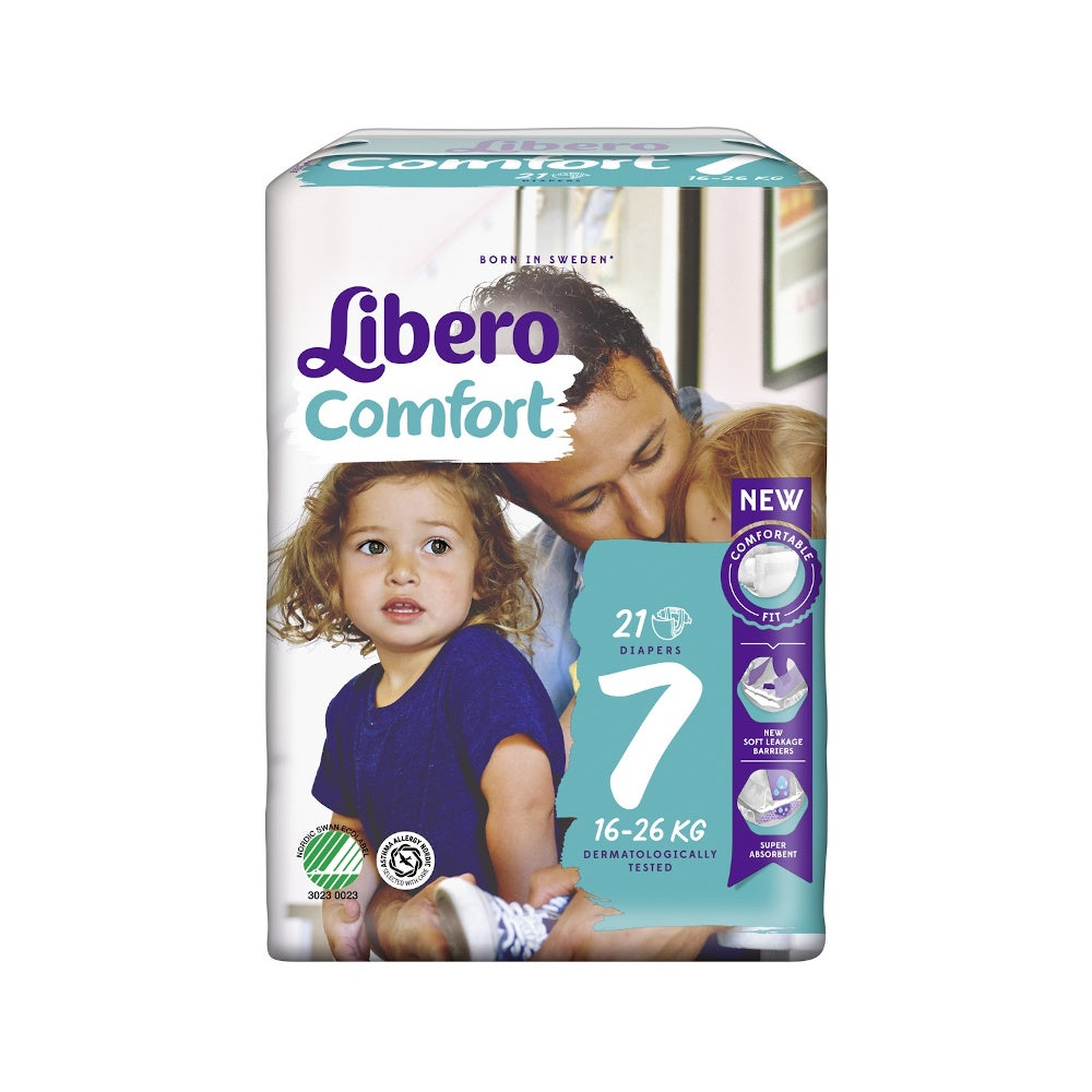 Libero Comfort 7 Pannolino Bambino 16-26kg 21 Pezzi  - 3
