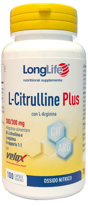 Longlife L-citrulline Plus 100 Capsule Vegetali-1