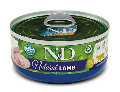 Farmina N&D Natural Lamb Cibo Umido Gatti Adulti Lattina 70g-1