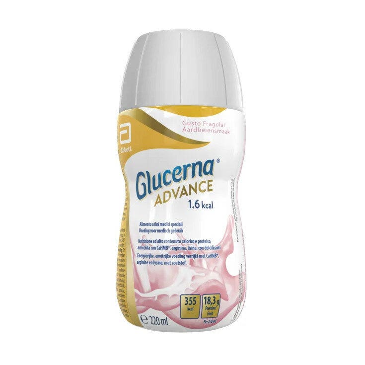 Glucerna Advance 1,6kcal Gusto Fragola 220ml-2