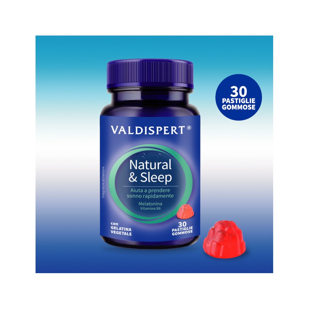 Valdispert Natural & Sleep 30 Pastiglie Gommose-4