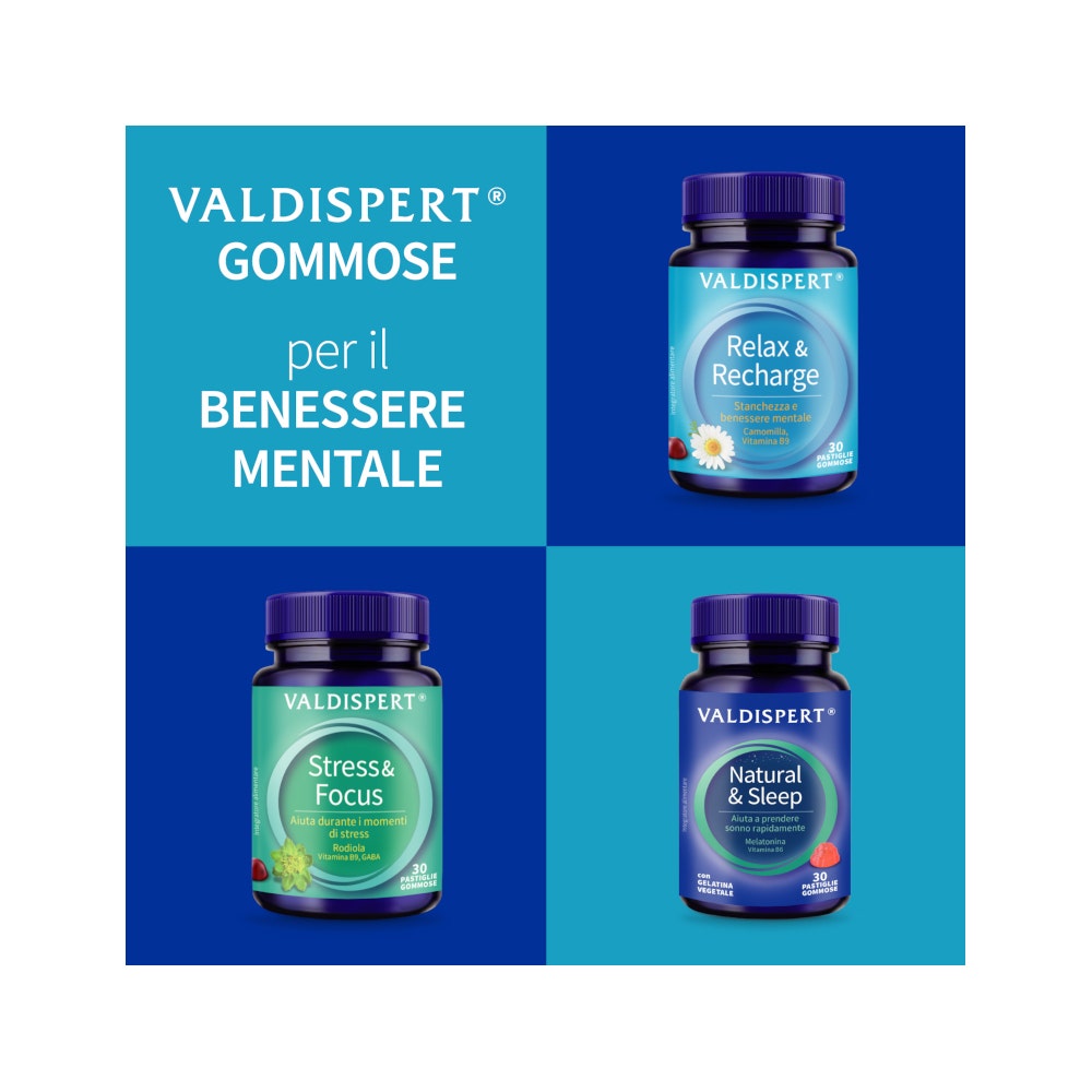 Valdispert Natural & Sleep 30 Pastiglie Gommose-6
