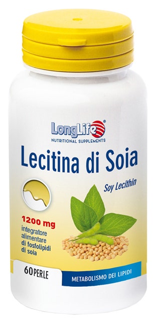 Longlife Lecitina Soia 60 Perle di Gelatina da 1,7 g-1