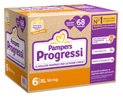 Pampers Quadri Progressi xl 68 Pezzi-1