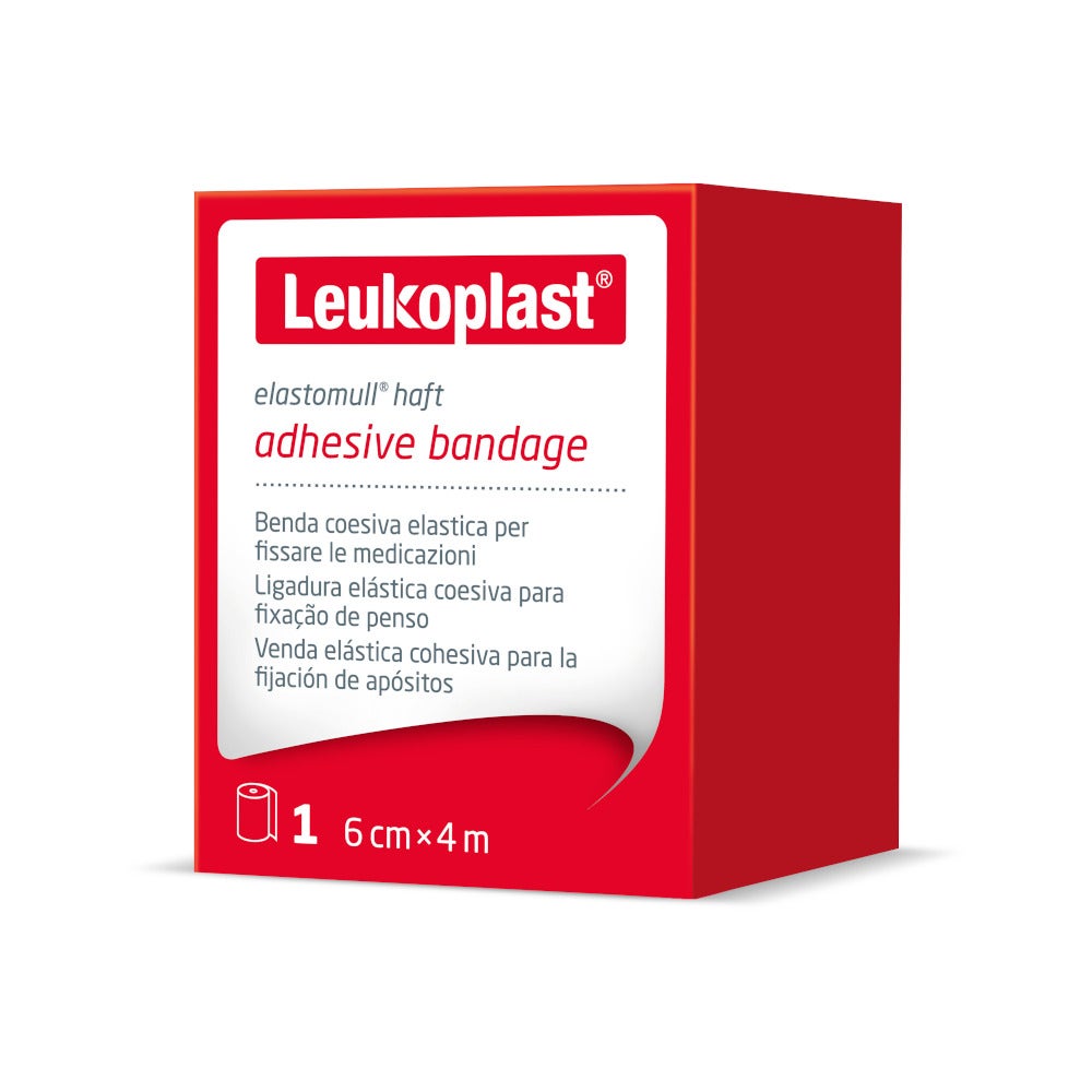 Elastomull Haft Benda 4mx6cm 1 Pezzo-5
