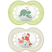 Mam Original Succhietto 6M+ Silicone Doppio Neutro  - 1