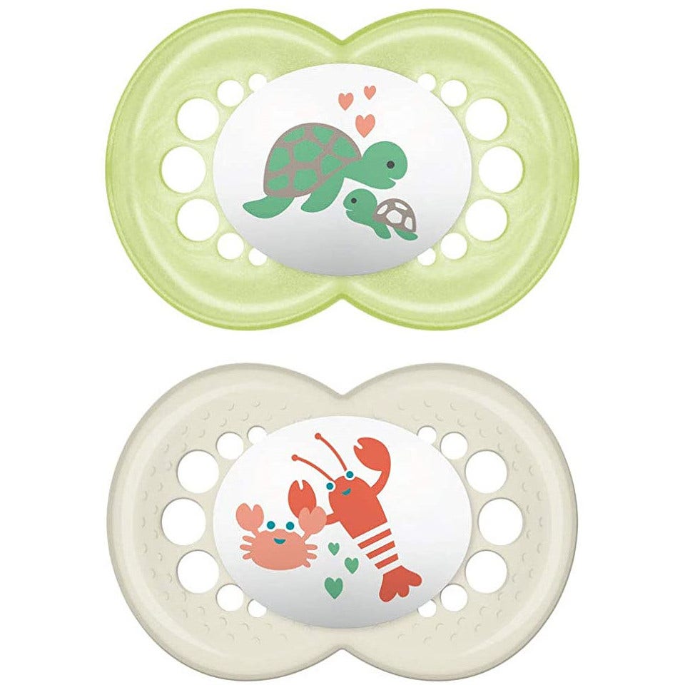 Mam Original Succhietto 6M+ Silicone Doppio Neutro  - 1