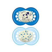 Mam Original Night Succhietto Silicone Maschio 2 Pezzi 16 Mesi+-1