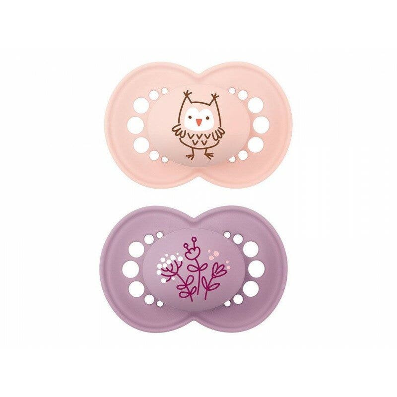 Mam Original Succhietto Matt Silicone Femmina 2 Pezzi 6Mesi+-1