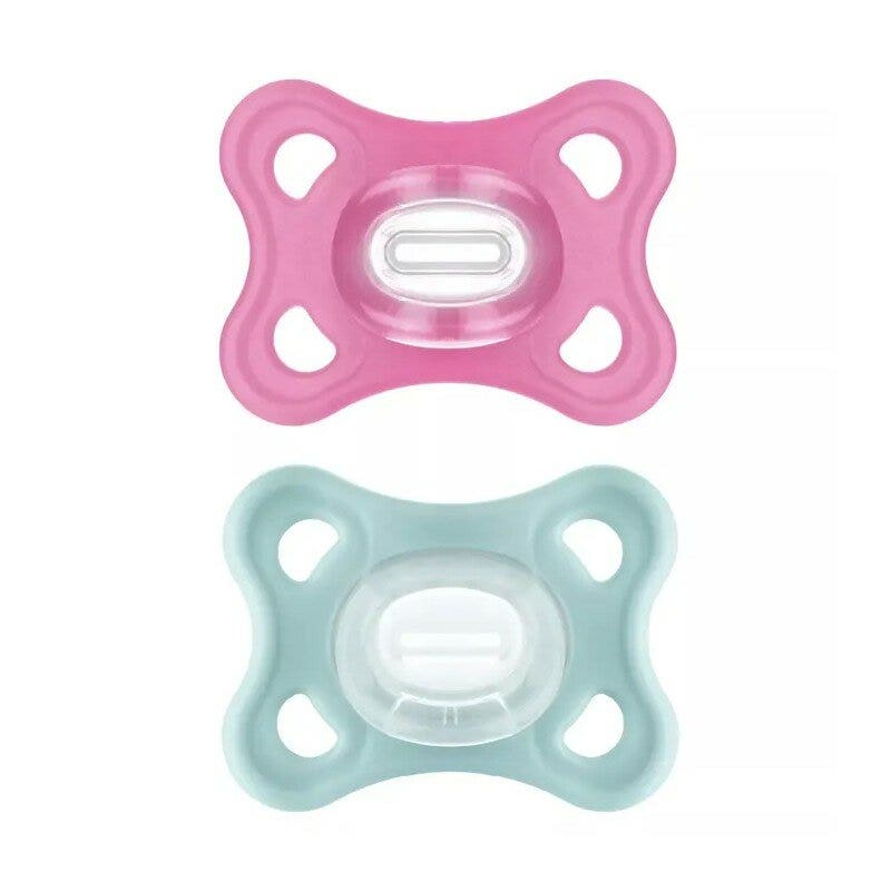 Mam Comfort Succhietti In Silicone Femmina 3-12 Mesi 2 Pezzi-1