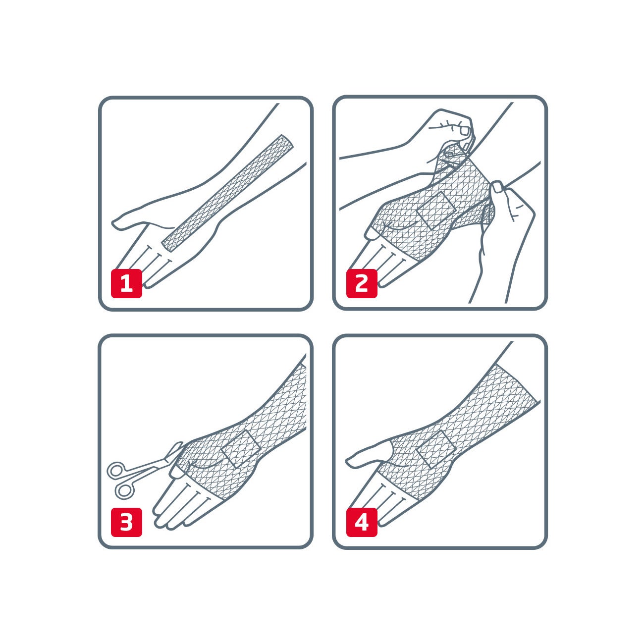 Elastofix Benda Di Fissaggio Elastica Mano/Polso/Braccio 2,5m-6